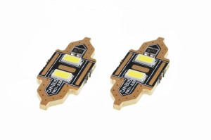 01448 Żarówki Led Standard Festoon C5W 2xSMD 5730 12V 31mm 2 sztuki