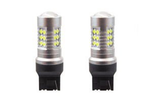 01173 Żarówki Led Canbus 24SMD 3030 T20 7440 W21W White 12V/24V / para