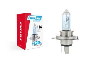 02137 Żarówka halogenowa H4 12V 60/55W LumiTec SuperWhite +120%