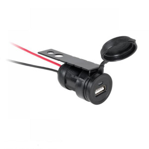 ML0588 Gniazdo ładowarki USB do montażu 12/24V - motocykl