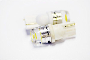 01624 Żarówki Led Standard T10 W5W 3xCOB HP 1,5W 12V z soczewką 2 sztuki