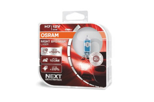 Żarówki halogenowe osram h7 12v 55w px26d night breaker laser +150% /2szt.