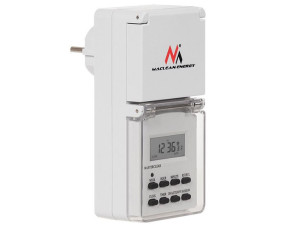 Timer cyfrowy zewnętrzny Maclean Energy MCE08 10 programów funkcja losowa 3