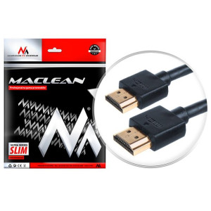 Przewód HDMI-HDMI ULTRA SLIM v1.4 3m Maclean MCTV-703 A-A