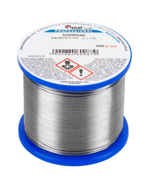 Cyna 2mm/500g  Sn60Pb40 CYNEL