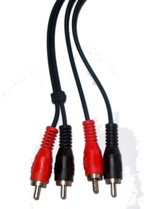 Kabel 2 x rca -2 x rca 10m  standard