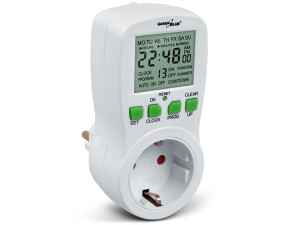 Włącznik czasowy - timer cyfrowy GreenBlue GB107G 16 programów max 240 prog