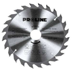 84142 Tarcza z węglikiem spiekanym do drewna 140mm, 24 zęby, Proline