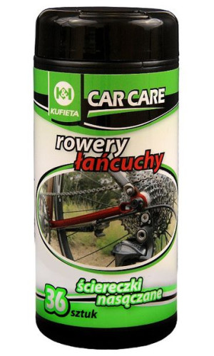 Chusteczki nawilżane rowery, łańcuchy 36 sztuk