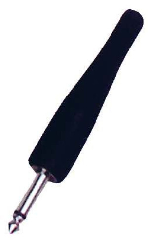 Wtyk Jack 6,3 mono gum.czerwony
