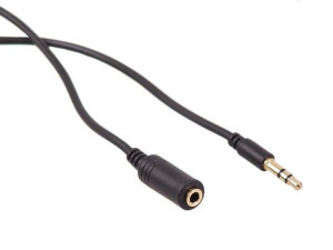 MCTV-820 42204 Przewód jack 3.5mm wtyk-gniazdo 3m czarny