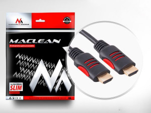 MCTV-812  Przewód kabel hdmi-hdmi 1.8m v1.4 30AWG z filtrami ferrytowymi