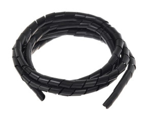 MCTV-687 B  Osłona maskująca na kable (20.4*22mm) 3m czarna spirala