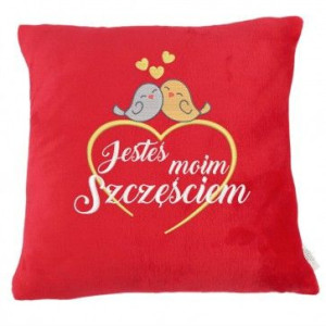 Poduszka pluszowa na prezent-Prezent na Walentynki