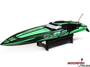 Proboat Impulse 32" BL RTR czarny/zielony