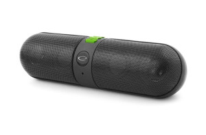 Głośnik bluetooth fm piano czarno-zielony