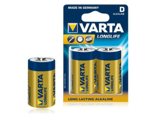 BAT0244 Bateria alkaliczna Varta LR20  Longlife (2 sztuki/blister)
