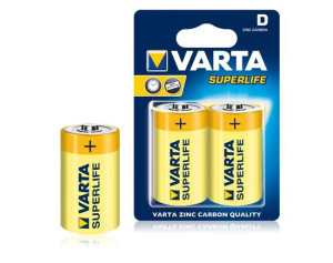 BAT0249 Bateria Varta R20 Superlife (2 sztuki/blister)