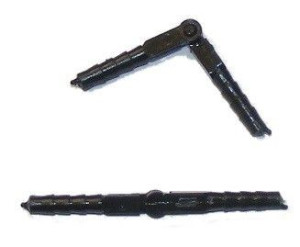 Zawias walcowy ze sztyftem 3,5 x 48mm, biały (6 szt.)