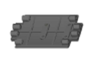1:18 off-road cars chassis - 68003