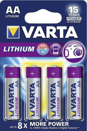 1x Bateria R-06 L91 AA 1,5V Lithium Varta