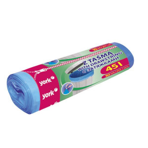 Worki na śmieci z taśmą 45l / 10 szt.