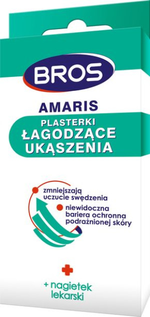 BROS - Amaris - plasterki łagodzące ukąszenia 20szt
