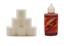 Zestaw gąbek do filtra powietrza + olej do filtra powietrza 50ml