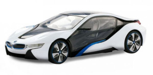 BMW i8 1:14 2.4GHz RTR (zasilanie na baterie AA) - Biały