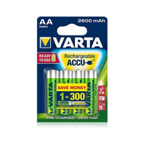 4x akumulatorki Ready2use R6-06 AA 2600mAh Varta