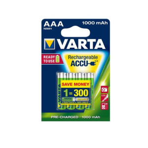 4x akumulatorki Varta Ready2use R3/AAA 1000mAh