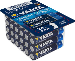 24x baterie R-03 LR3 AAA alkaliczne Varta Longlife Power