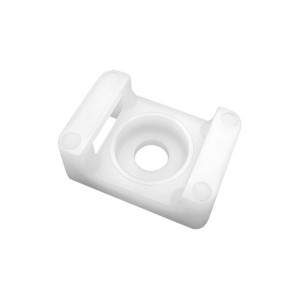 Uchwyt opaski kablowej, siodełkowy, przykręcany, 22x16 mm, otwór montażowy