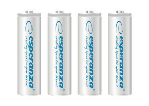 EZA104W Esperanza akumulatorki ni-mh aa 2000mah 4szt. białe
