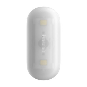 Lampka samochodowa baseus capsule do oświetlania wnętrza, 2 szt. biała
