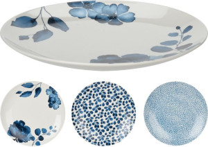 Talerz porcelanowy płaski 20cm 3 wz.