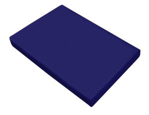 Prześcieradło Satyna Kolor 220x210 Granatowe