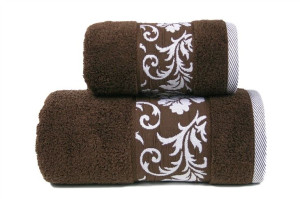 Ręcznik Greno Glamour 70x140 brązowy