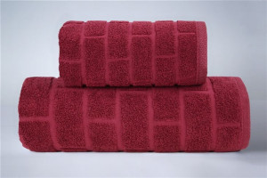 Ręcznik "greno" Brick 50x90 Red Wine