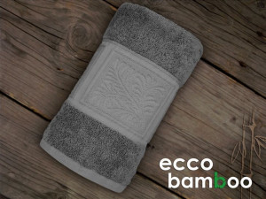 Ręcznik "greno" Ecco Bamboo 50x90 Popielaty