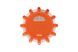 Samochodowa lampa awaryjna z funkcją latarki 3xaaa ip65 12smd + 3smd