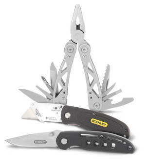 Zestaw multi tool +nóż składany +nóż z ostrz wymiennym