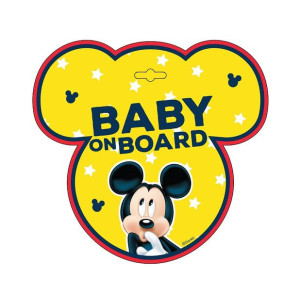 Tabliczka baby on board minnie