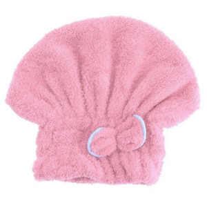 Czepek do suszenia włosów pink
