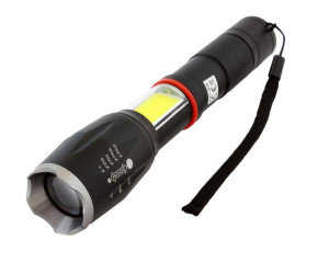 Zd76 Latarka 2x Led U3 Cob 9w Zestaw