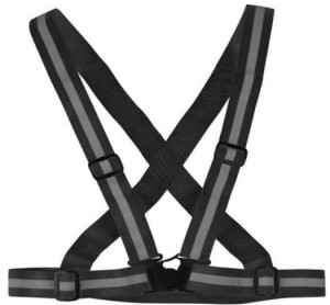 Ag590b Szelki Odblaskowe Kamizelka Black
