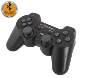 Esperanza Gamepad Bezprzewodowy Bluetooth Ps3 Marine Czarny