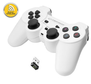 Esperanza Gamepad Bezprzewodowy Pc/ps3 Usb Gladiator Biało-czarny