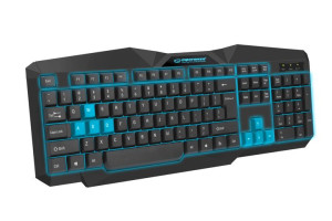 Esperanza Klawiatura Przewod. Gaming Led Usb Tirions Niebieska