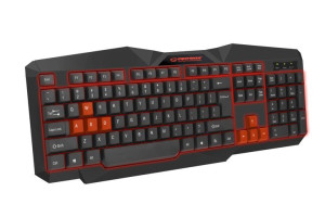 Esperanza Klawiatura Przewod. Gaming Led Usb Tirions Czerwona